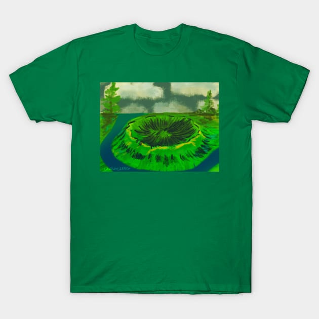 Crater Of The Valley T-Shirt by ghostieking